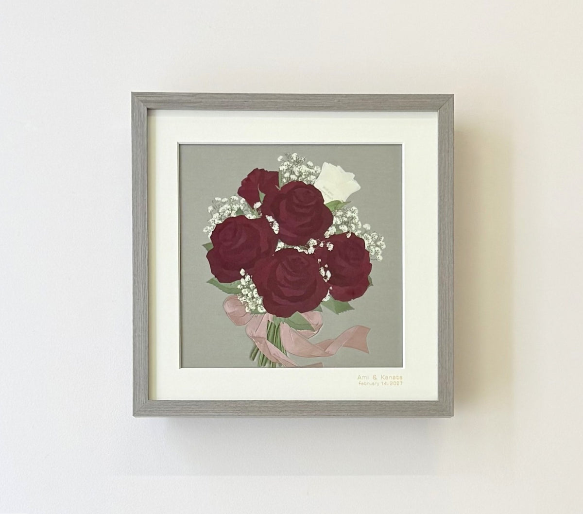 生花の押し花【ダブランチ】Small