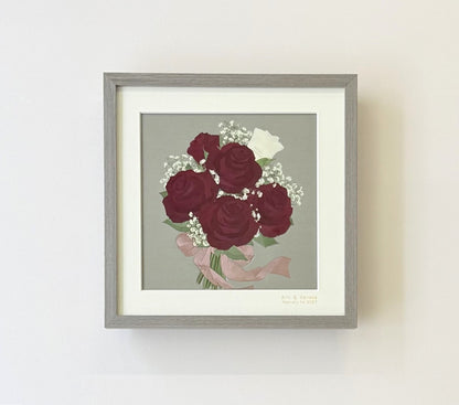 生花の押し花【ダブランチ】Small