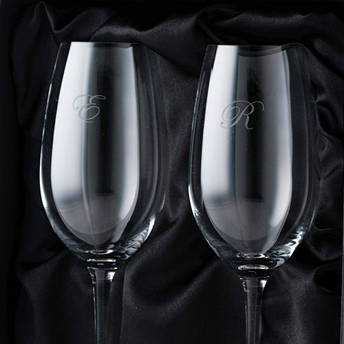 RIEDELリーデル・ペアシャンパングラス(名入れ彫刻付き)